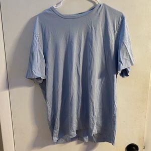 light blue shirt
